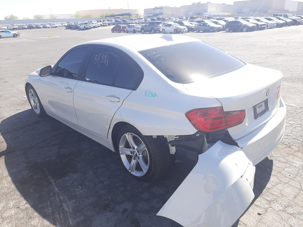 Photo 3 from auction – 2015 BMW 328 I with VIN WBA3A5C54FF608492