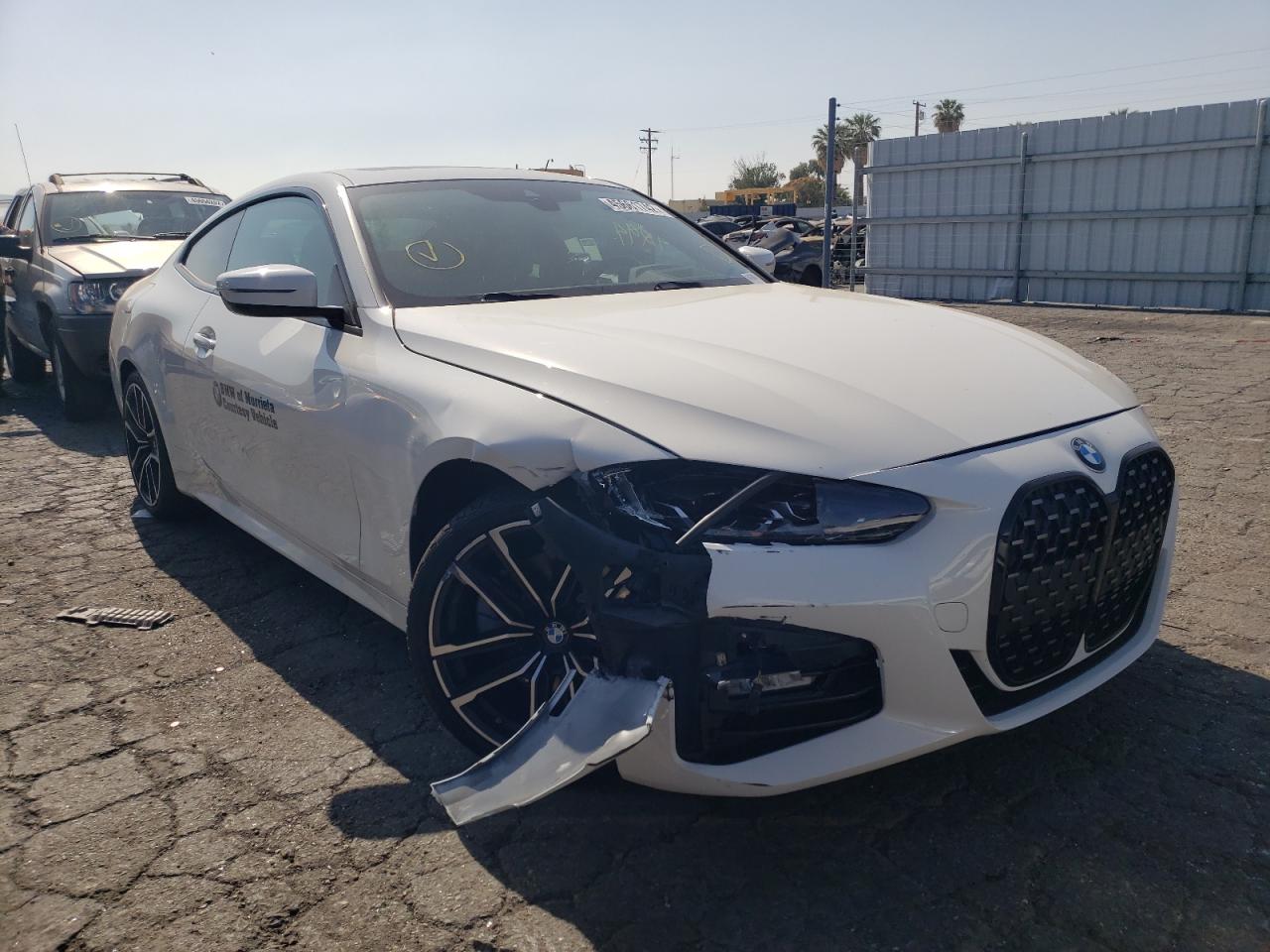 BMW 430I 2021 with VIN WBA53AP07MCG18039 - Photo from auction