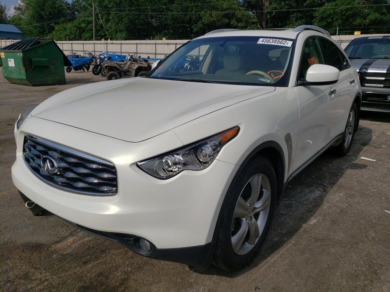 Photo 2 from auction – 2009 INFINITI FX35 with VIN JNRAS18U99M103516