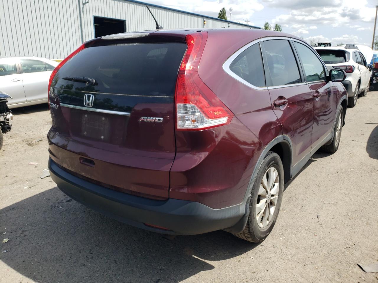 Photo 4 from auction – 2013 HONDA CR-V EX with VIN 5J6RM4H53DL014802