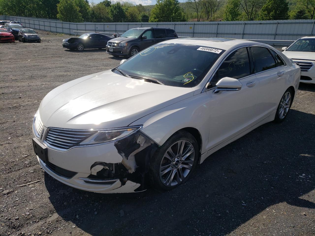 Photo 2 from auction – 2015 LINCOLN MKZ with VIN 3LN6L2J93FR615172