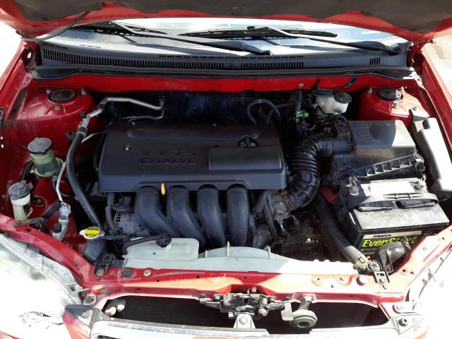 Photo 7 from auction – 2004 TOYOTA COROLLA with VIN 2T1BR32E15C847129