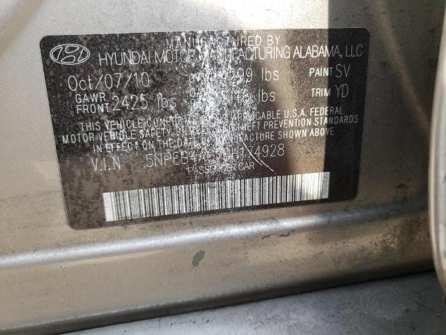 Photo 10 from auction – 2011 HYUNDAI SONATA with VIN 5NPEB4AC7BH174928