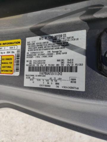 Photo 10 from auction – 2018 FORD MUSTANG with VIN 1FATP8UH7J5111243