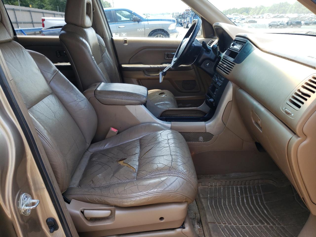 Photo 5 from auction – 2004 HONDA PILOT EXL with VIN 2HKYF18584H571719