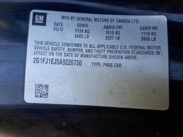 Photo 10 from auction – 2010 CHEVROLET CAMARO SS with VIN 2G1FJ1EJ5A9226730