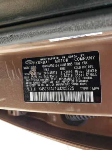 Photo 10 from auction – 2016 HYUNDAI TUCSON LIM with VIN KM8J33A21GU205225