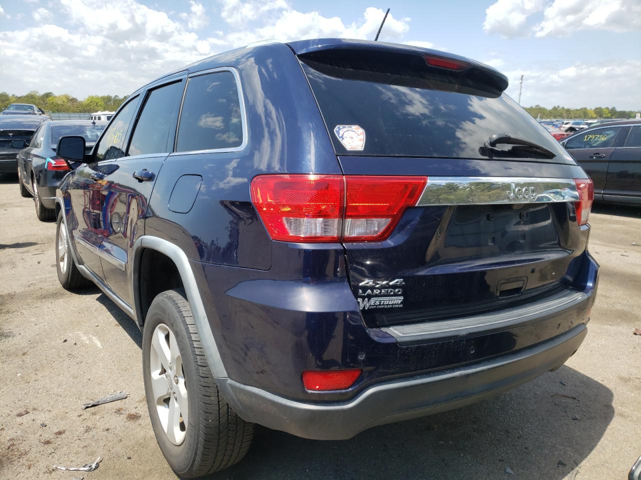 Photo 3 from auction – 2012 JEEP GRAND CHER with VIN 1C4RJFAGXCC213964