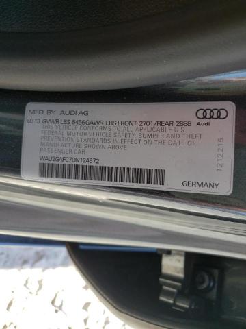 Photo 10 from auction – 2013 AUDI A7 PRESTIG with VIN WAU2GAFC7DN124672