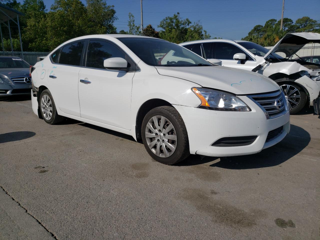 NISSAN SENTRA S 2015 with VIN 3N1AB7AP9FL674584 - Photo from auction