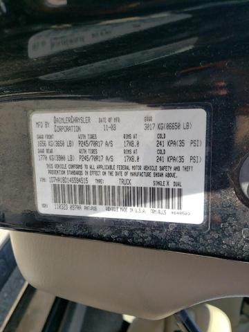 Photo 10 from auction – 2004 DODGE RAM 1500 S with VIN 1D7HA18D14S594515