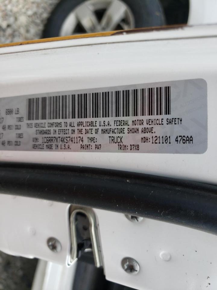 Photo 10 from auction – 2019 RAM 1500 CLASS with VIN 1C6RR7XT4KS741174