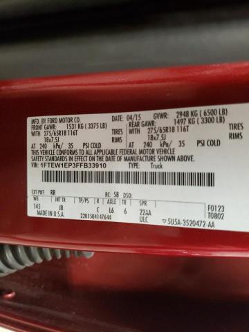 Photo 10 from auction – 2015 FORD F150 SUPER with VIN 1FTEW1EP3FFB33910
