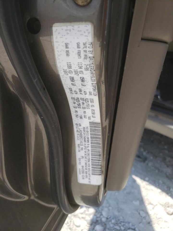 Photo 10 from auction – 2000 JEEP GRAND CHER with VIN 1J4G248S9YC114119
