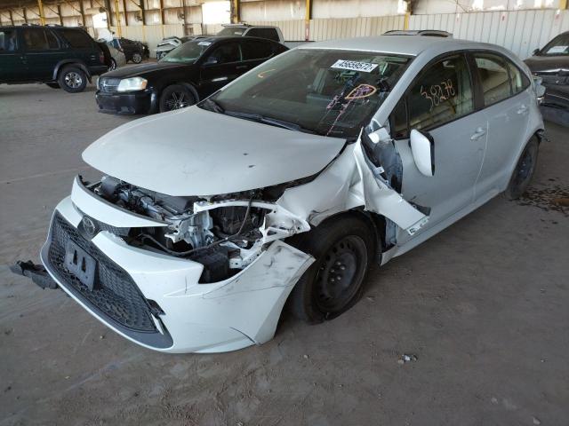 Photo 2 from auction – 2021 TOYOTA COROLLA LE with VIN JTDEPMAE4MJ119365