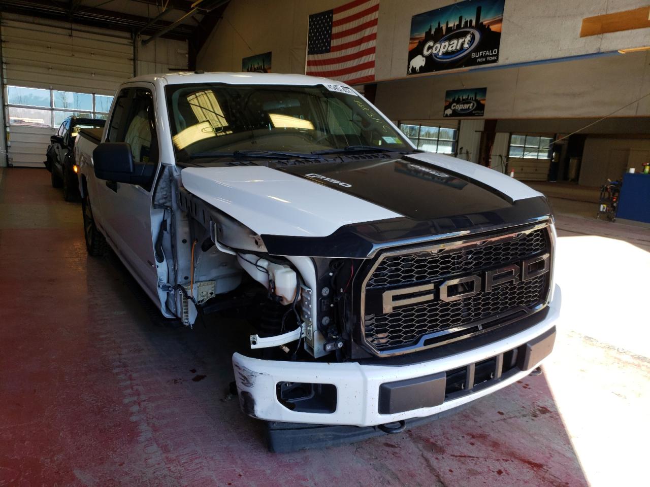 FORD F150 SUPER 2017 with VIN 1FTEX1EP1HFB07712 - Photo from auction
