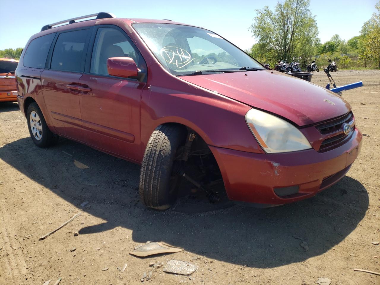 Photo 1 from auction – 2007 KIA SEDONA EX with VIN KNDMB233976163752