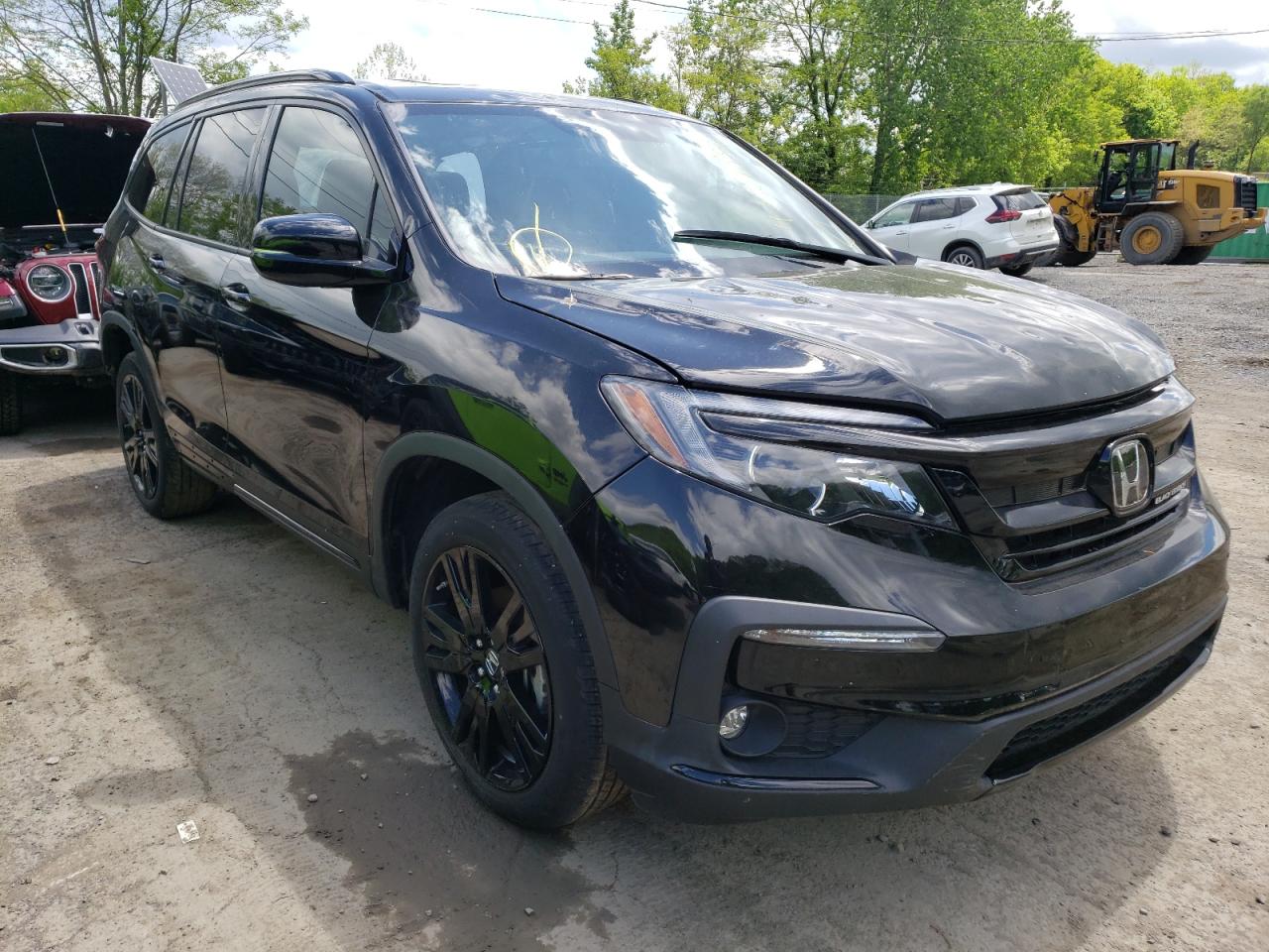 HONDA PILOT BLAC 2020 with VIN 5FNYF6H76LB003318 - Photo from auction