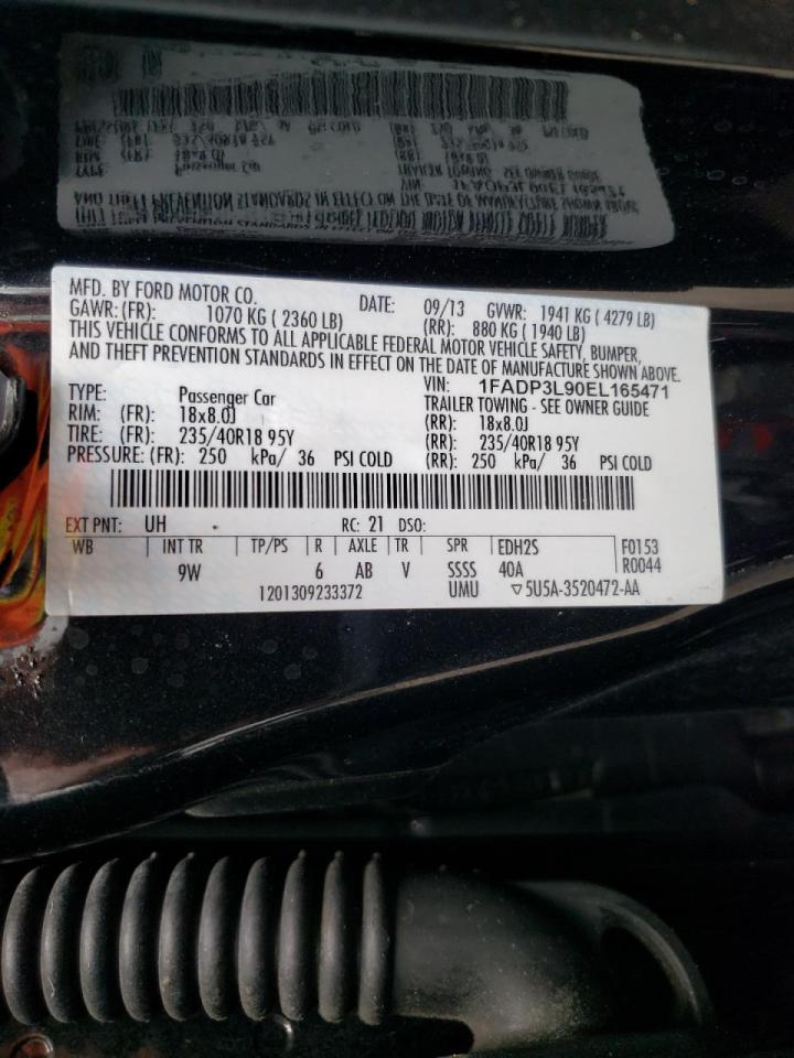 Photo 20 from auction – 2014 FORD FOCUS ST with VIN 1FADP3L90EL165471