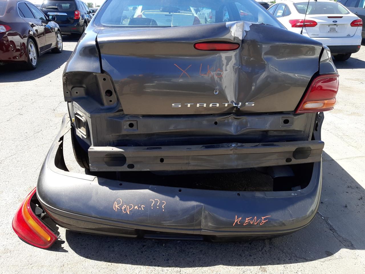 Photo 9 from auction – 2000 DODGE STRATUS ES with VIN 1B3EJ56H5YN295478