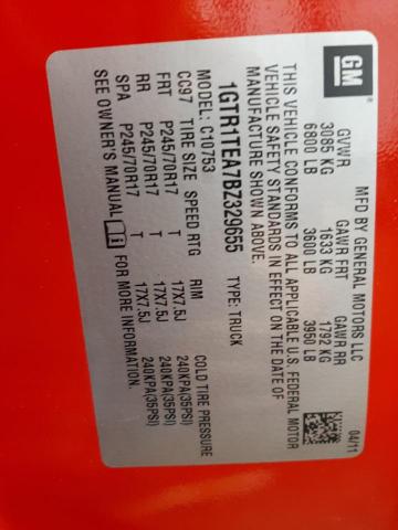 Photo 10 from auction – 2011 GMC SIERRA C15 with VIN 1GTR1TEA7BZ329655
