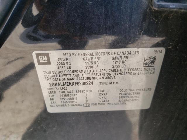 Foto 10 de la subasta – 2015 GMC TERRAIN SL con VIN 2GKALMEKXF6200224