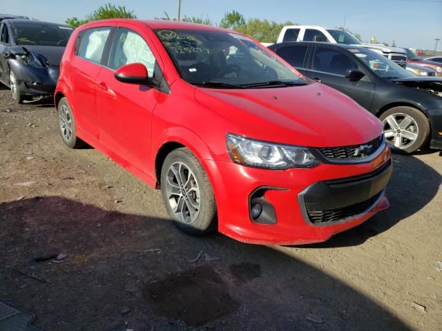 Photo 1 from auction – 2018 CHEVROLET SONIC LT with VIN 1G1JD6SB1J4125277