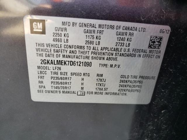 Zdjęcie 10 z aukcji – 2013 GMC TERRAIN SL z VIN 2GKALMEK7D6121090