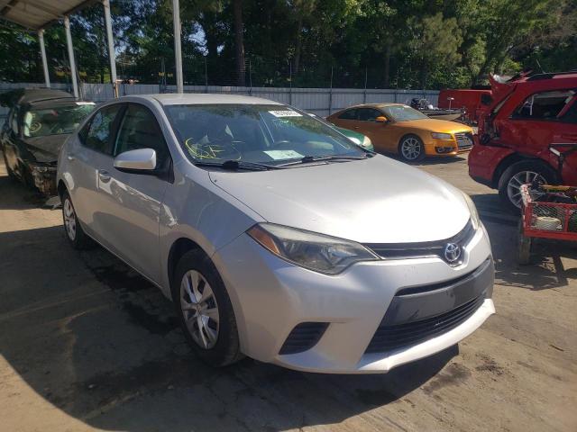 TOYOTA COROLLA L 2015 with VIN 2T1BURHE9FC472620 - Photo from auction