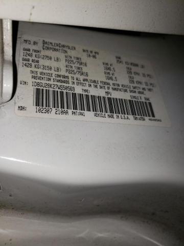 Photo 10 from auction – 2007 DODGE NITRO SXT with VIN 1D8GU28K27W550569