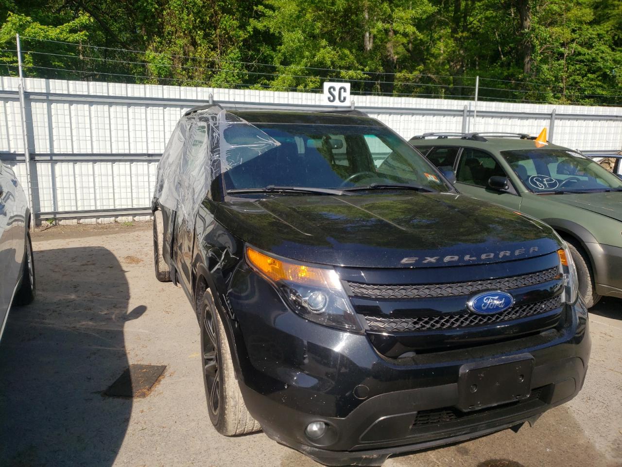 FORD EXPLORER S 2013 with VIN 1FM5K8GT3DGC84974 - Photo from auction