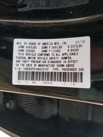 Photo 10 from auction – 2017 HONDA ACCORD with VIN 1HGCR3F81HA003143
