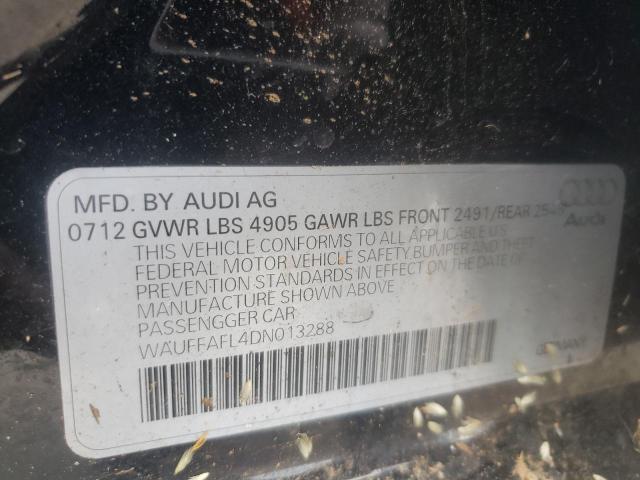 Photo 10 from auction – 2013 AUDI A4 PREMIUM with VIN WAUFFAFL4DN013288
