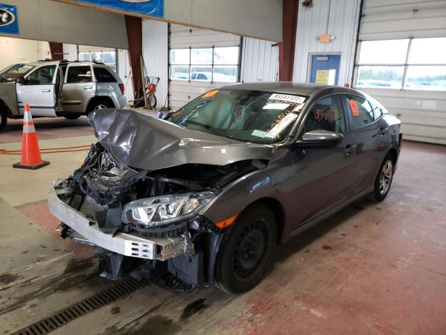 Photo 2 from auction – 2017 HONDA CIVIC LX with VIN 19XFC2F58HE220344