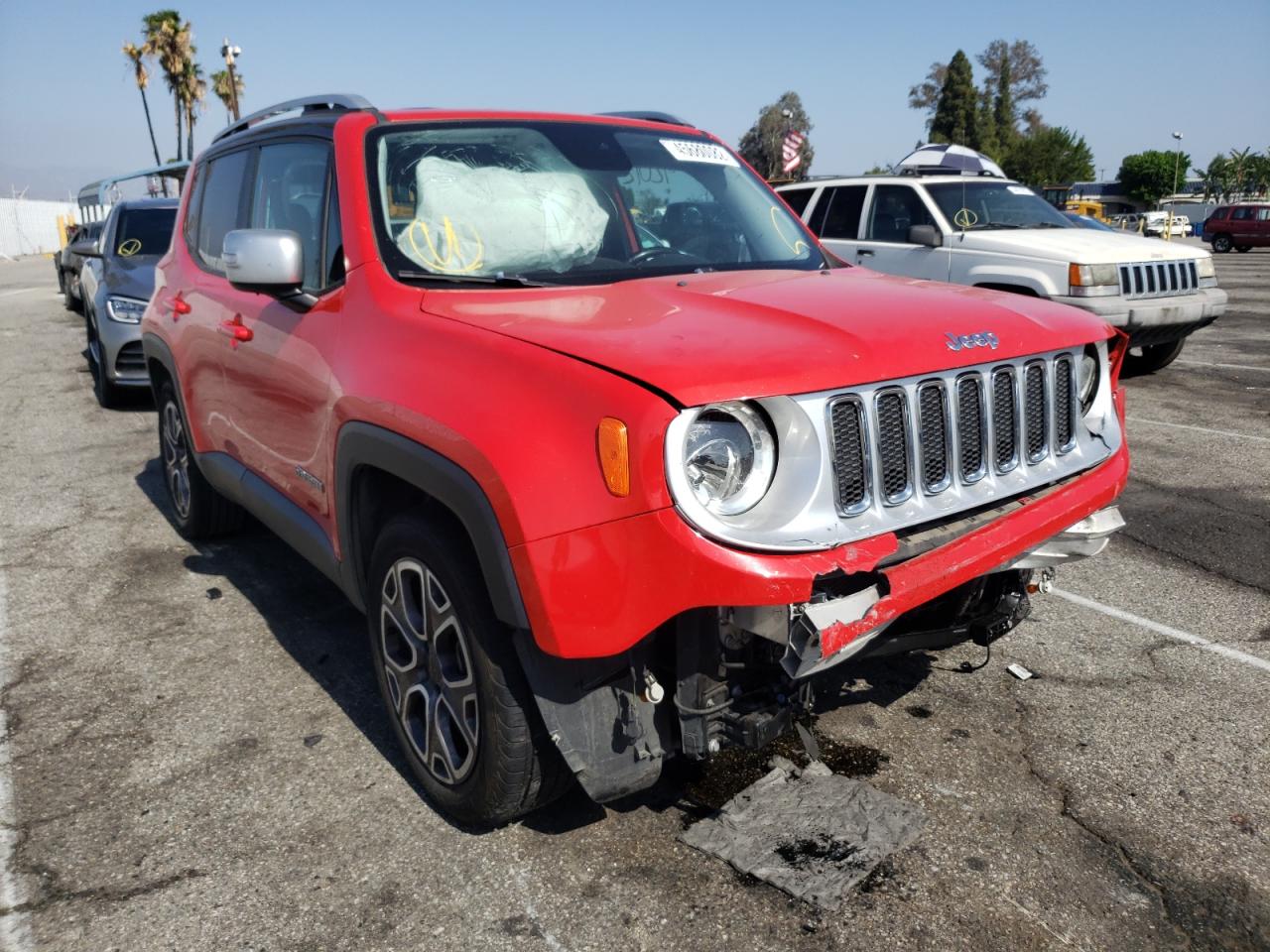 JEEP RENEGADE L 2016 with VIN ZACCJADT4GPC91725 - Photo from auction