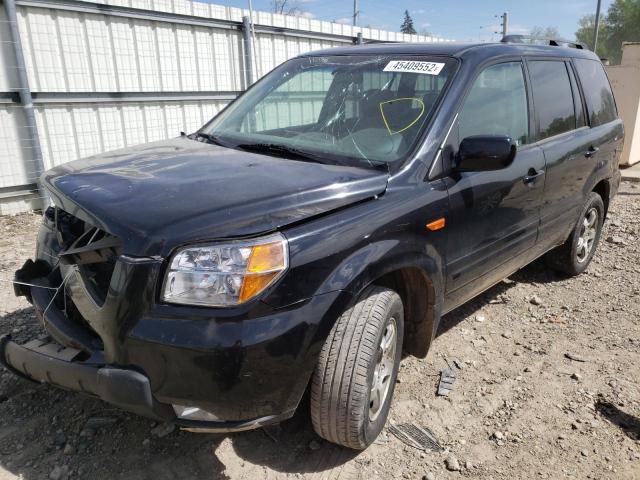 Photo 2 from auction – 2006 HONDA PILOT EX with VIN 2HKYF18766H522197