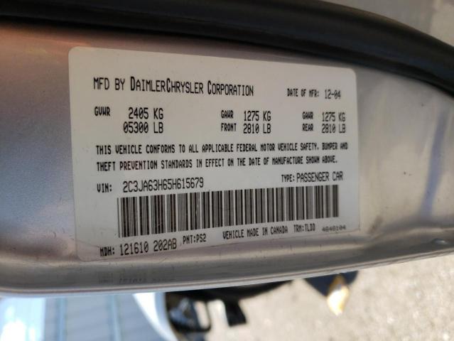 Photo 10 from auction – 2005 CHRYSLER 300C with VIN 2C3JA63H65H615679