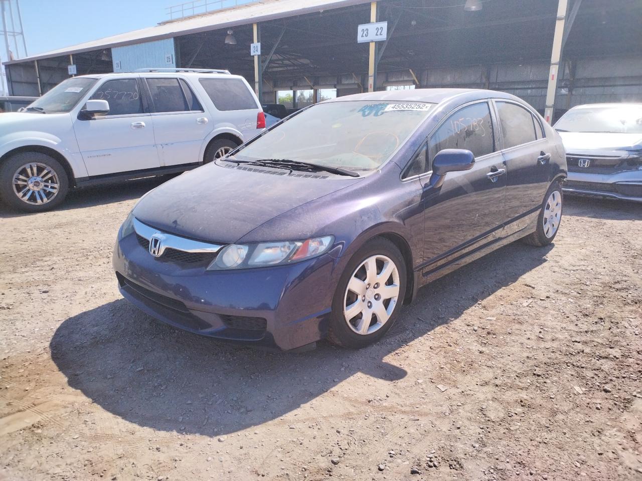 Photo 2 from auction – 2011 HONDA CIVIC LX with VIN 2HGFA1F53BH543391