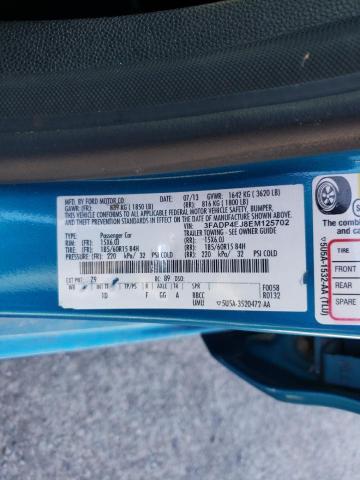 Photo 10 from auction – 2014 FORD FIESTA SE with VIN 3FADP4EJ8EM125702