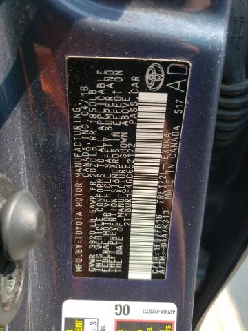 Photo 10 from auction – 2016 TOYOTA COROLLA L with VIN 2T1BURHE4GC652122