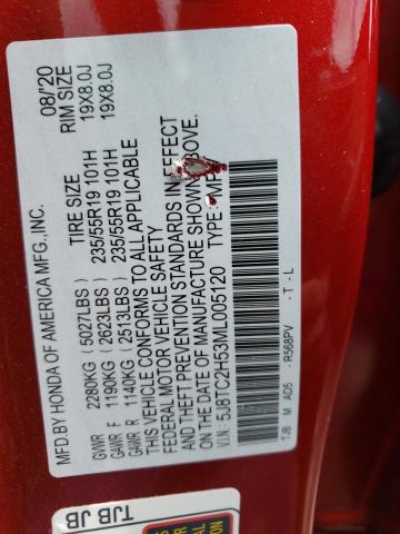 Photo 10 from auction – 2021 ACURA RDX TECHNO with VIN 5J8TC2H53ML005120