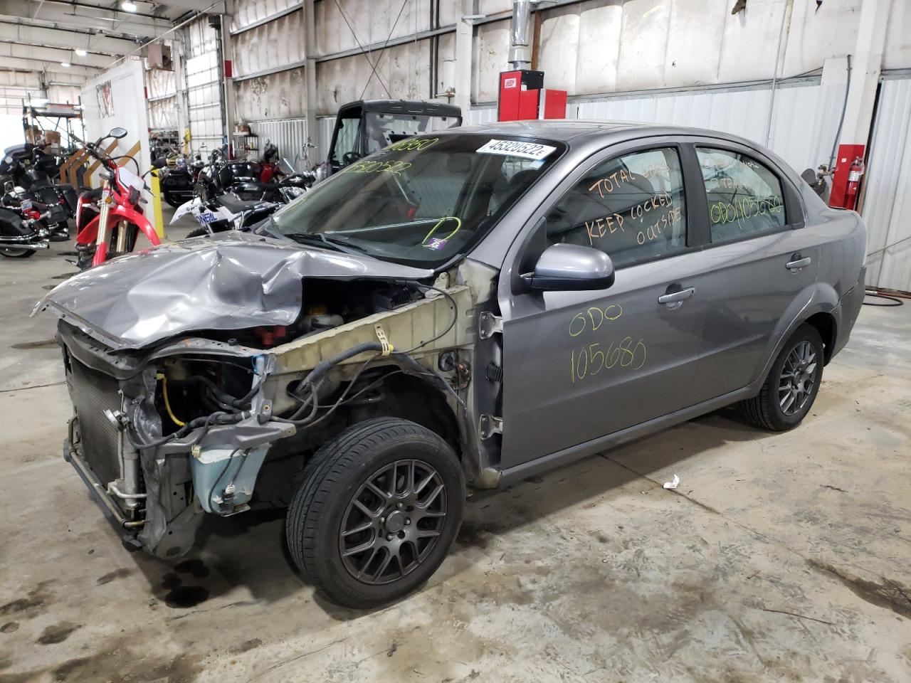 Фото 2 с аукциона – 2007 CHEVROLET AVEO BASE с VIN KL1TD56607B063650