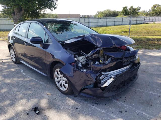 TOYOTA COROLLA LE 2020 with VIN 5YFEPRAE0LP050374 - Photo from auction