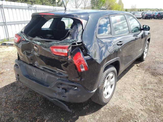 Photo 4 from auction – 2015 JEEP CHEROKEE S with VIN 1C4PJMAB4FW538189