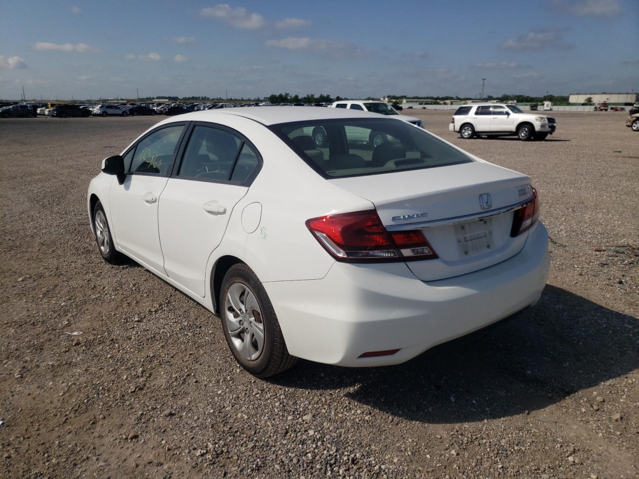 Photo 3 from auction – 2013 HONDA CIVIC LX with VIN 19XFB2F51DE285386