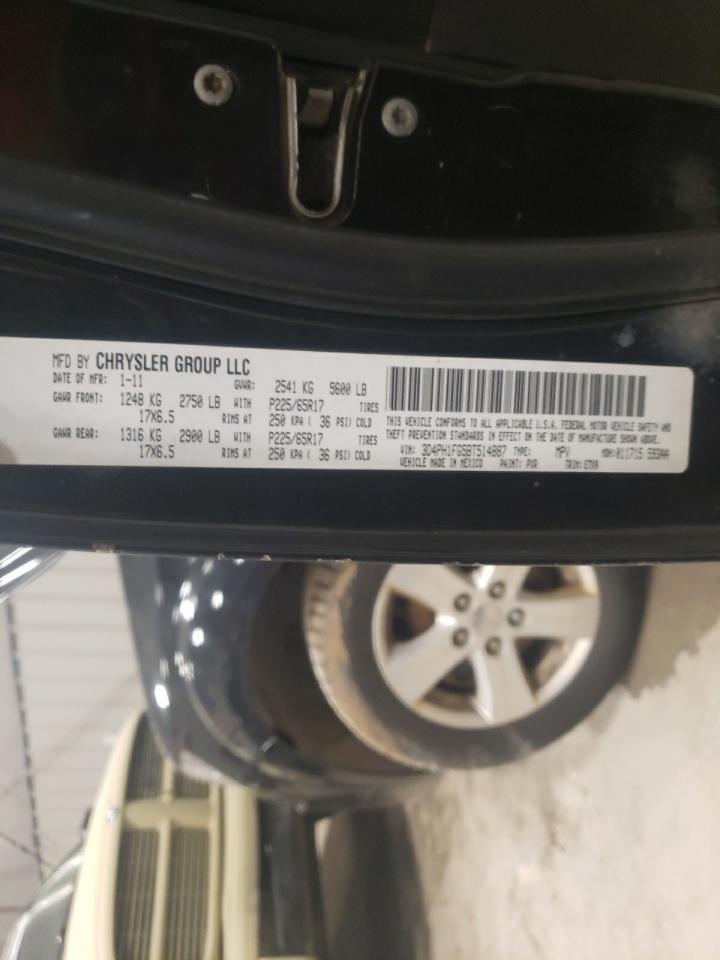 Photo 10 from auction – 2011 DODGE JOURNEY MA with VIN 3D4PH1FG5BT514887
