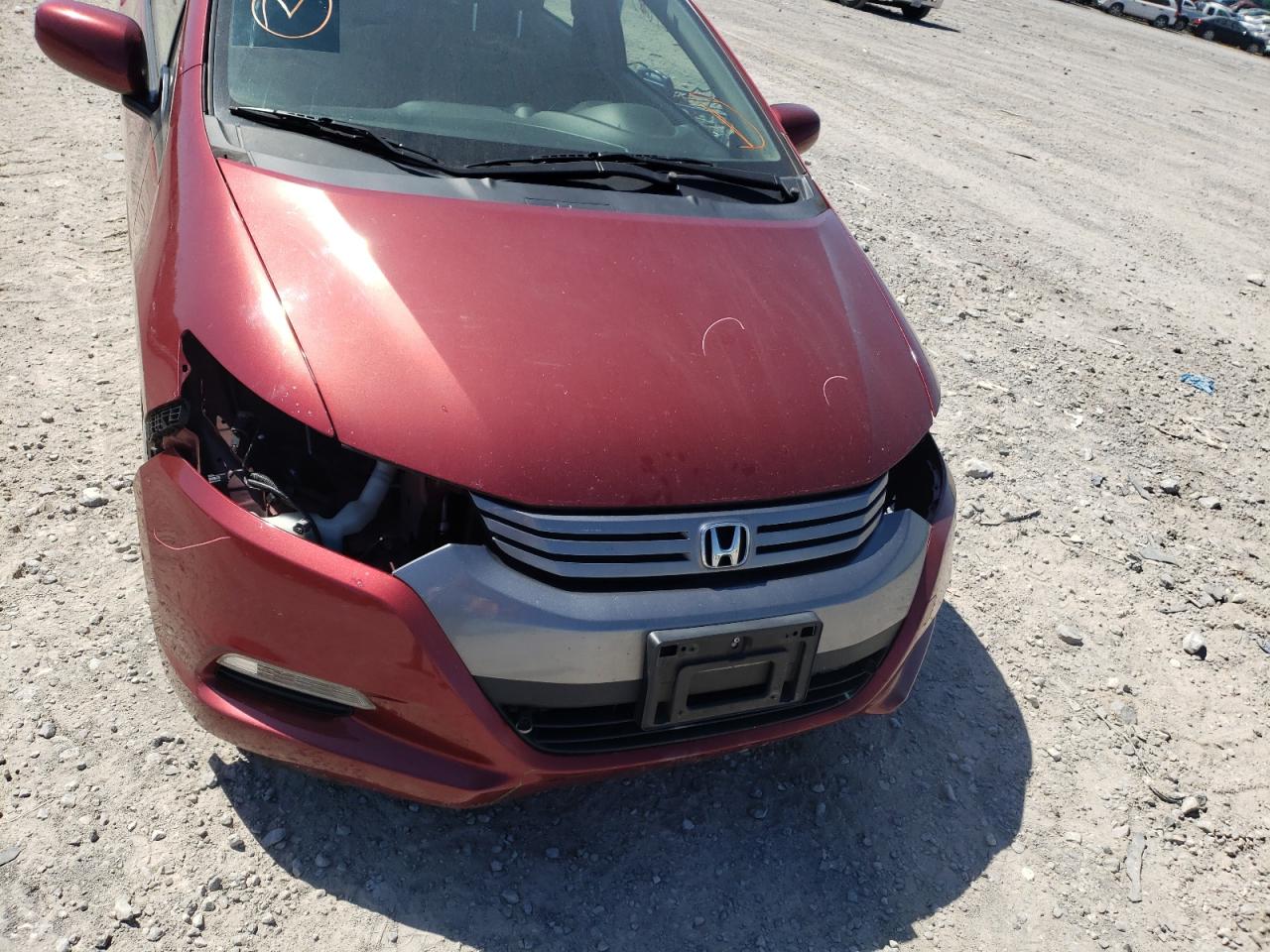 Photo 9 from auction – 2010 HONDA INSIGHT LX with VIN JHMZE2H52AS039309