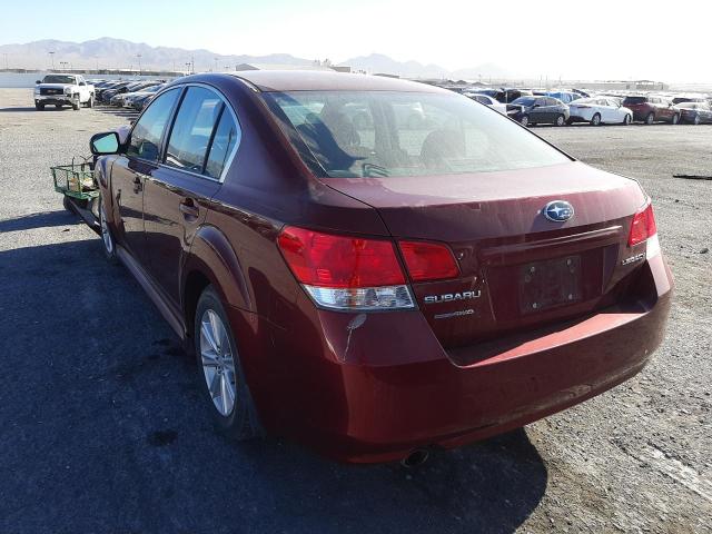 Photo 3 from auction – 2011 SUBARU LEGACY 2.5 with VIN 4S3BMAG65B1222009