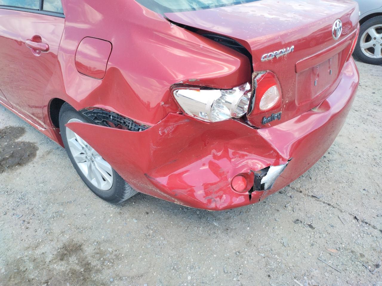 Photo 9 from auction – 2009 TOYOTA COROLLA BA with VIN JTDBL40E499037922