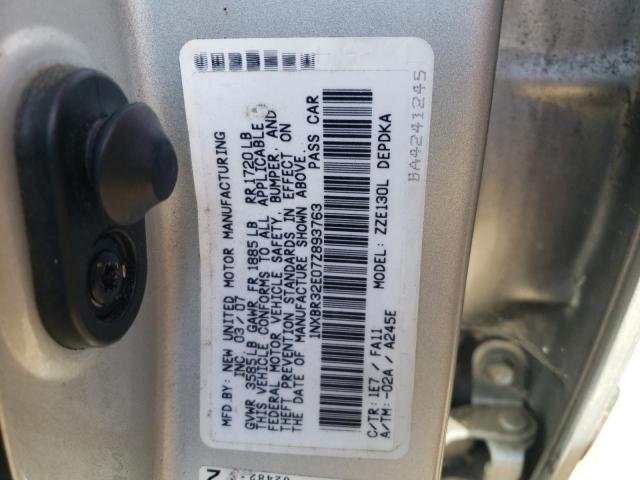 Photo 10 from auction – 2007 TOYOTA COROLLA CE with VIN 1NXBR32E07Z893763